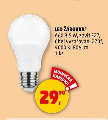 LED ŽÁROVKA, 1 ks