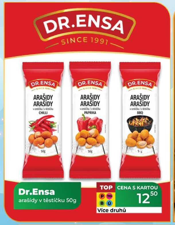 Dr.Ensa arašídy v těstíčku 50g