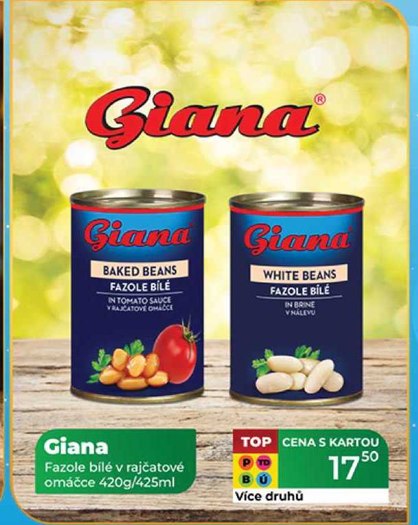 Giana Fazole bílé v rajčatové omáčce 420g/425ml