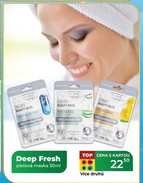 Deep Fresh pleťová maska 30ml  