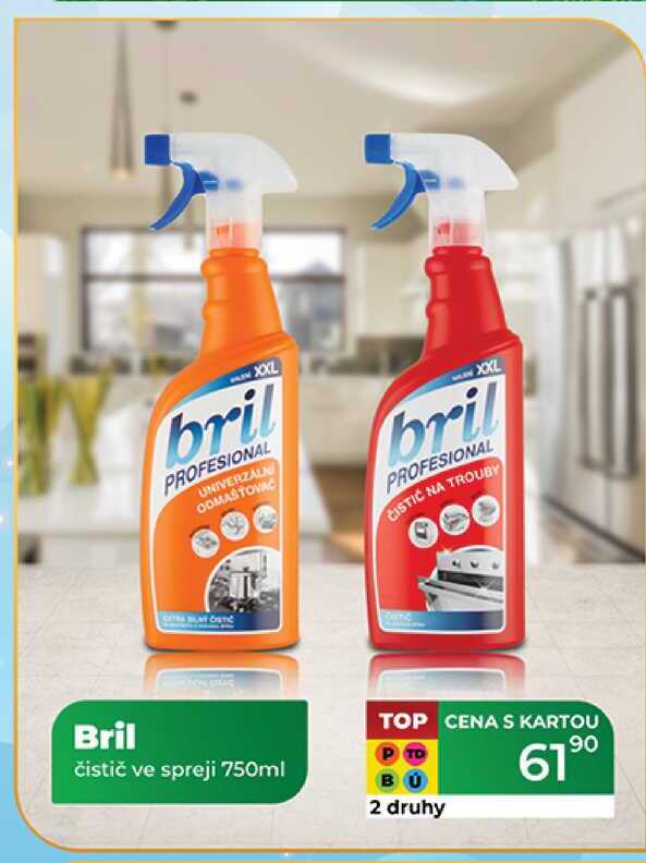 Bril čistič ve spreji 750ml 