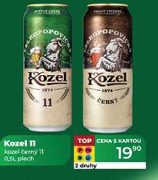 Kozel černý 11 0,5L plech
