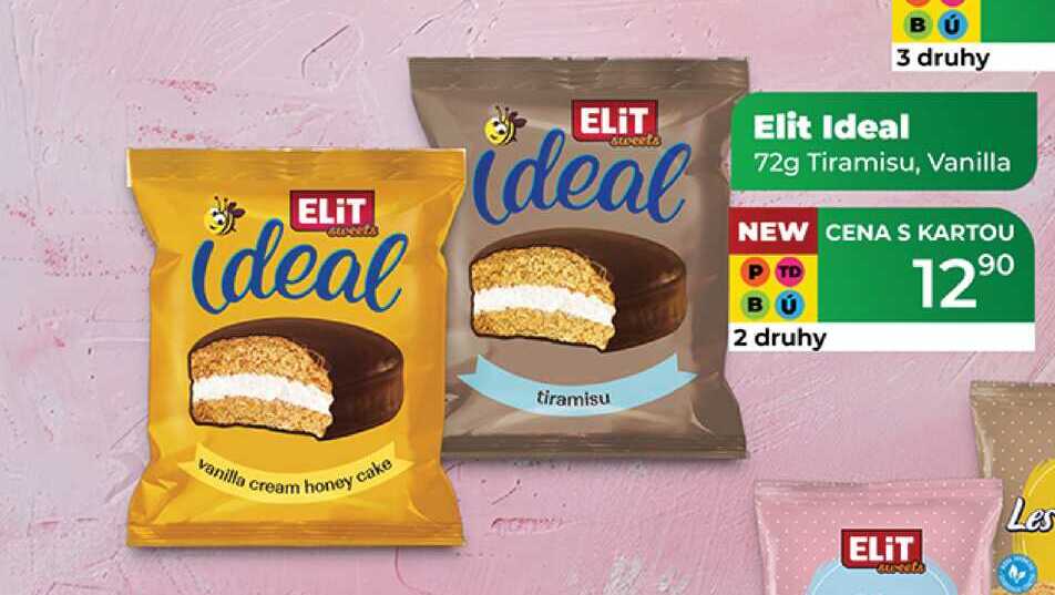 Elit Ideal 72g Tiramisu, Vanilla