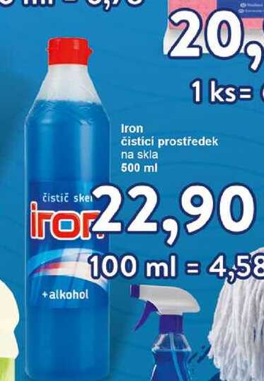 Iron čistící prostředek na skla 500 ml