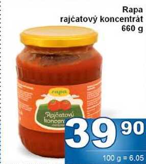 Rapa rajčatový koncentrát 660g