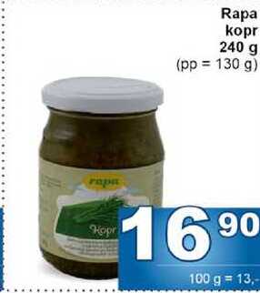 Rapa kopr 240 g