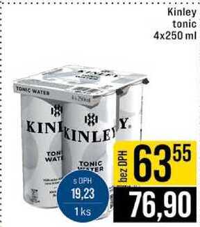 Kinley tonic 4x250 ml