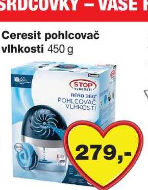 Ceresit pohlcovač vlhkosti 450 g