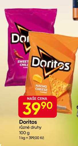 Doritos různé druhy 100 g