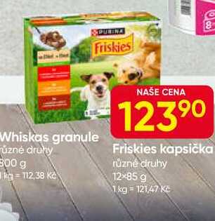 Friskies kapsička různé druhy 12×85 g