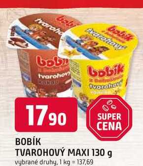 BOBÍK TVAROHOVÝ MAXI 130 g