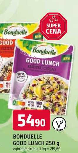 BONDUELLE VEGAN GOOD LUNCH 250 g vybrané druhy