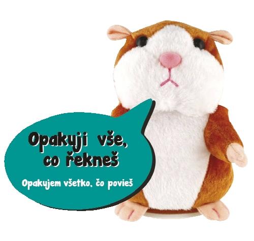 Křeček Mireček opakující věty, 1 KS