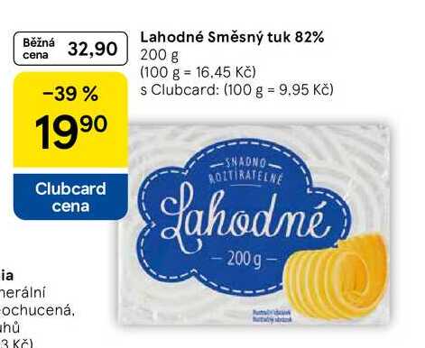 Lahodné Směsný tuk 82%, 200 g