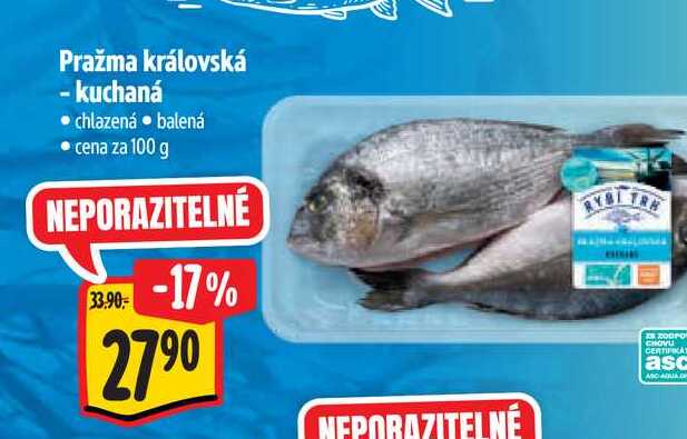 Pražma královská - kuchaná  100 g