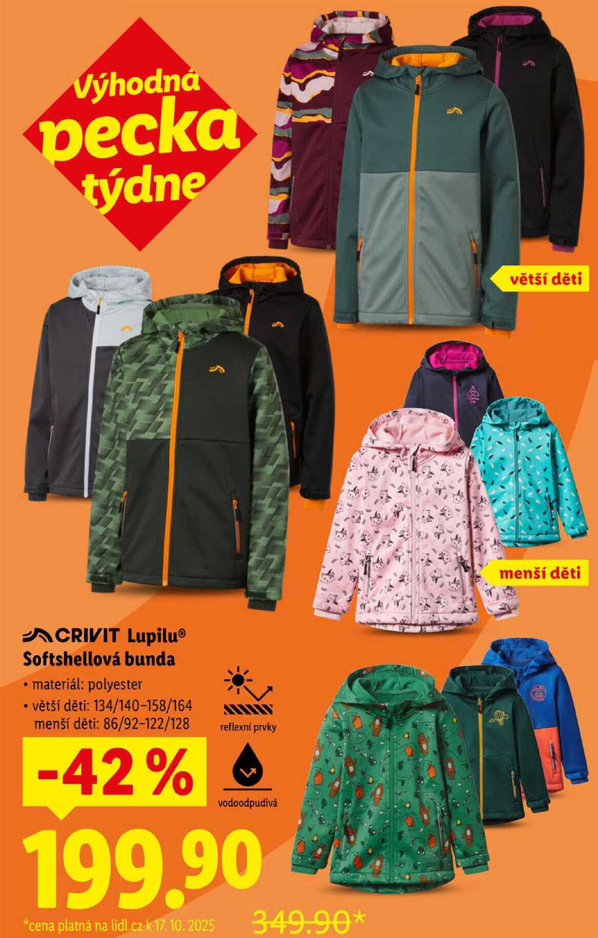 Lupilu Softshellová bunda