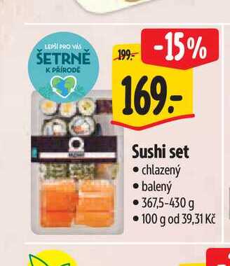   Sushi set 367,5-430 g  
