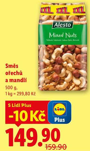 Směs ořechů a mandlí, 500 g