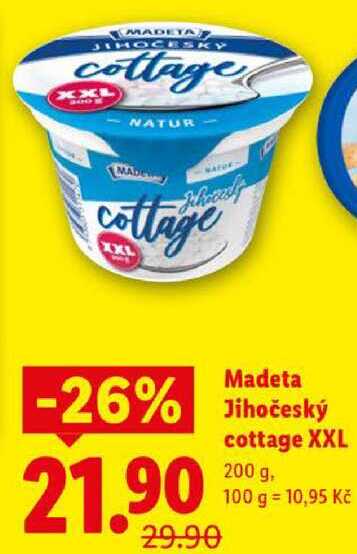 Madeta Jihočeský cottage XXL, 200 g