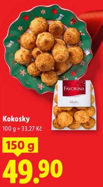 Kokosky, 150 g