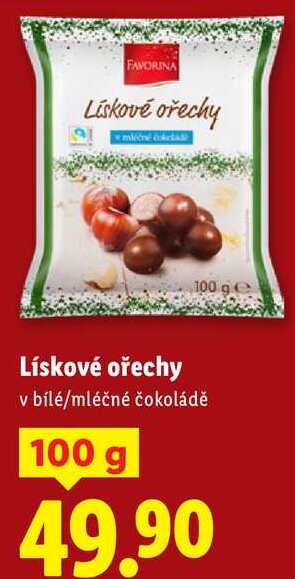 Lískové ořechy, 100 g