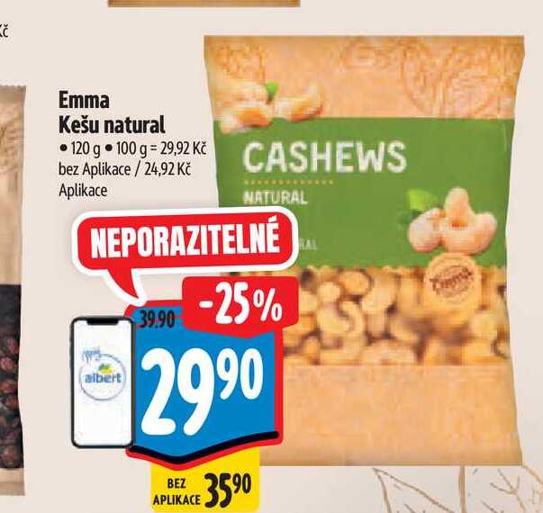   Emma Kešu natural 120 g 