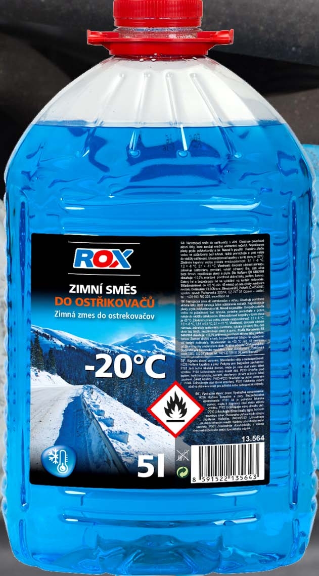 Zimní směs do ostřikovačů Rox -20°C 5l PET