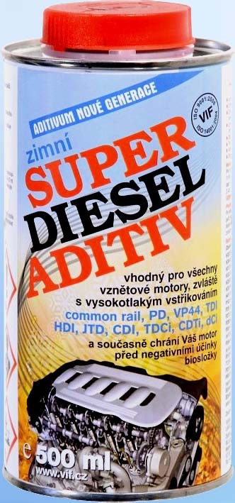 Diesel aditiv VIF Super do nafty zimní 500ml