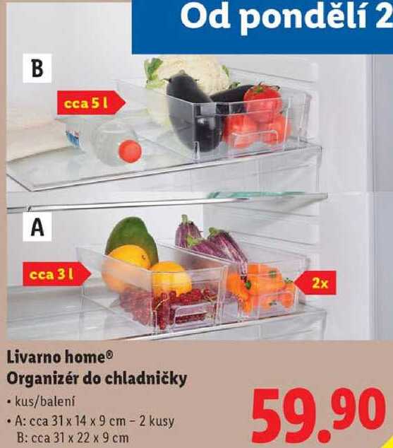 Livarno home Organizér do chladničky