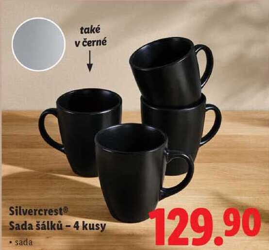 Silvercrest Sada šálků -4 kusy 