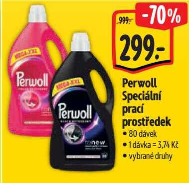 Perwoll Speciální prací prostředek, 80 dávek