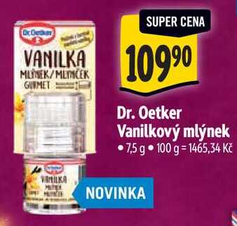 Dr. Oetker Vanilkový mlýnek, 7,5 g
