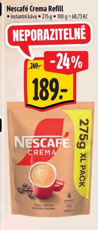 Nescafé Crema Refill, 275 g