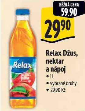 Relax Džus, nektar a nápoj, 1 l