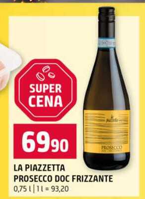LA PIAZZETTA PROSECCO DOC FRIZZANTE 0,75 l