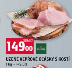 UZENÉ VEPŘOVÉ OCÁSKY S KOSTÍ 1 kg