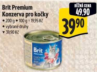 Brit Premium Konzerva pro kočky, 200 g