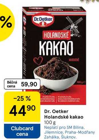 Dr. Oetker Holandské kakao, 100 g
