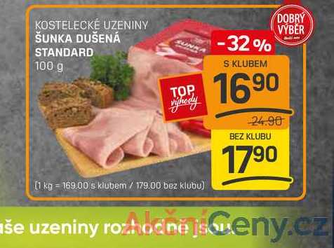 ŠUNKA DUŠENÁ STANDARD 100 g