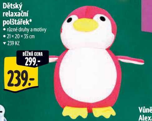 Dětský relaxační polštářek