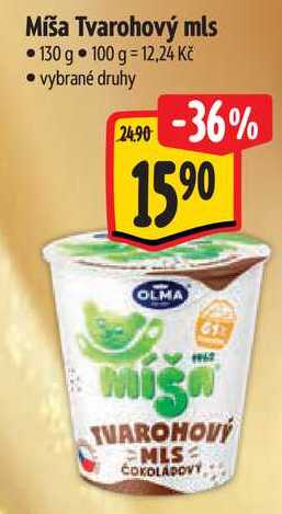 Míša Tvarohový mls, 130 g