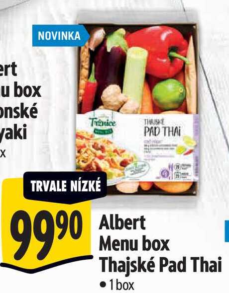 Albert Menu box Thajské Pad Thai