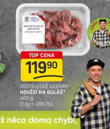 HOVĚZÍ NA GULÁŠ 400 g 