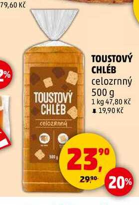 TOUSTOVÝ CHLÉB, 500 g 