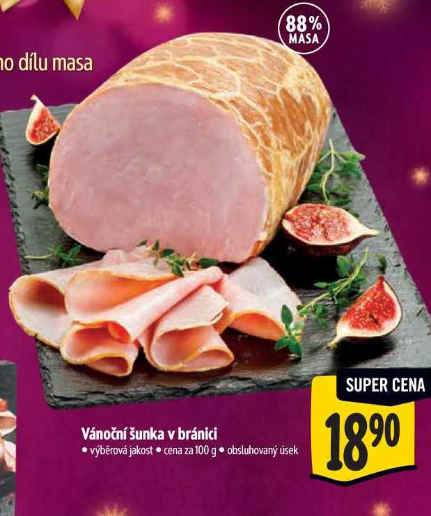 Vánoční šunka v bránici 100 g