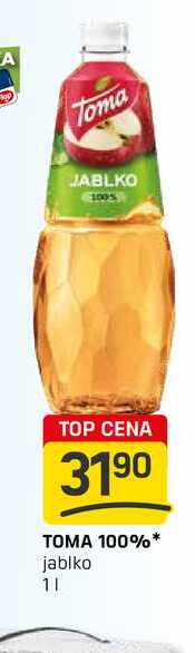 TOMA 100%* jablko 1l