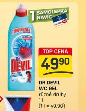 DR.DEVIL WC GEL různé druhy 1l
