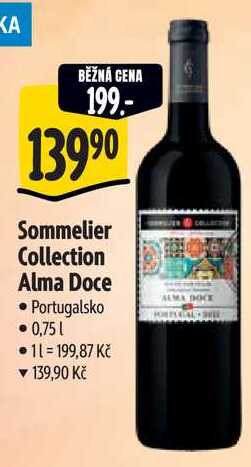 Sommelier Collection Alma Doce, 0,75 l