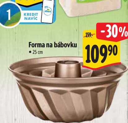 Forma na bábovku 25 cm