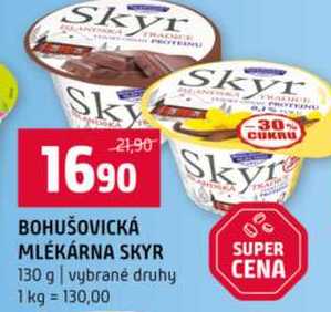 BOHUŠOVICKÁ MLÉKÁRNA SKYR 130 g